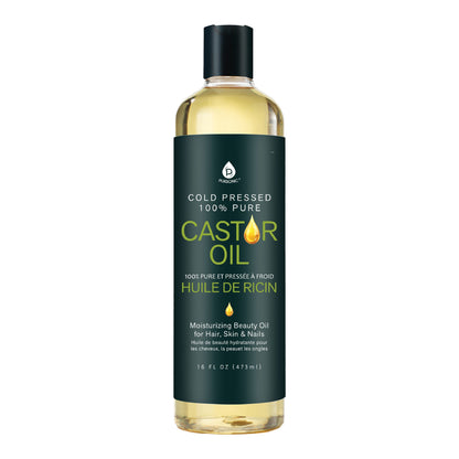 100% Pure Cold Pressed Castor Oil 16 Oz